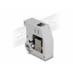 DeLOCK DIN rail Adapter with Keystone Module RJ45 jack to RJ45 jack Cat.6A