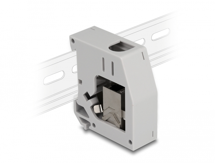 EU Product - Hutschienenadaptermit Keystonemodul RJ45 thumbnail