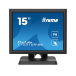 iiyama ProLite T1531SR-B6 computer monitor XGA Touchscreen 38.1 cm (15") 1024 x 768 pixels LCD Black