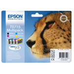 Epson C13T07154010/T0715 Ink cartridge multi pack Bk,C,M,Y 7,4ml+3x5,5ml Pack=4 for Epson Stylus BX 310/600/D 120/D 78/S 20