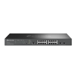 TP-Link Omada 16-Port 2.5G and 2-Port 10GE SFP+ L2+ Managed Switch with 8-Port PoE+