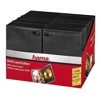 Hama 00011495 optical disc case Black