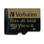 Verbatim Pro Plus 666X 64 GB MicroSDXC UHS-I Class 10