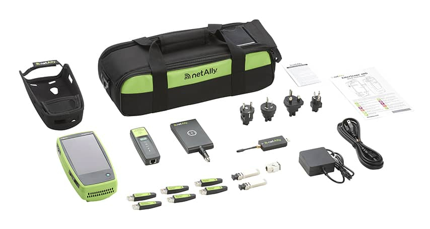 NetAlly EtherScope nXG EXG-300-Kit Portable Network Expert Professional Kit network analyser Green