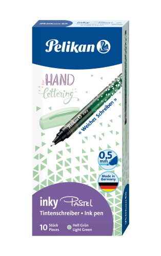 Image of Pelikan 820011 ballpoint pen Light Green Stick ballpoint pen 10 pc(s)