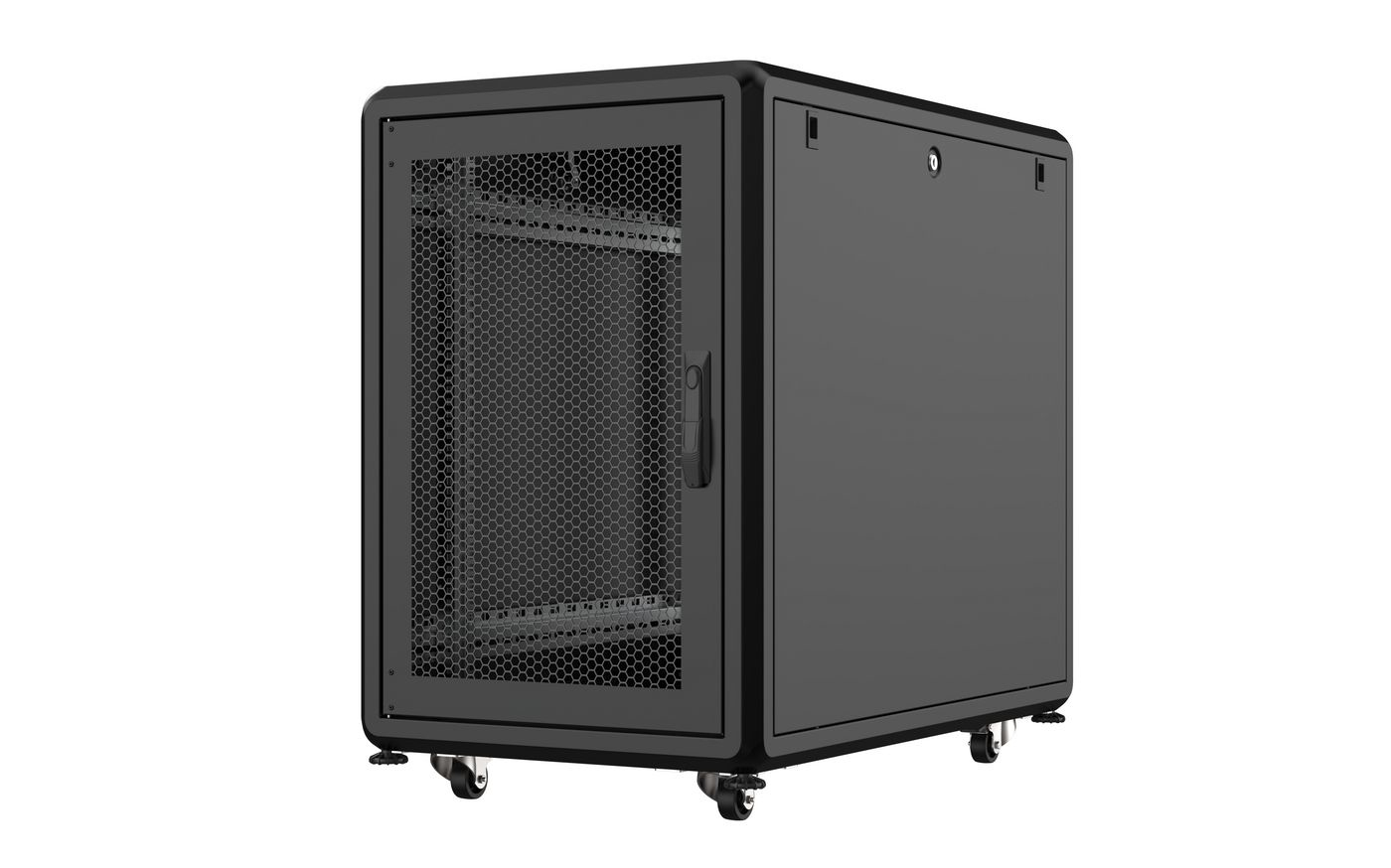 Image of Lanview RSL16U61BL rack cabinet 16U Freestanding rack Black
