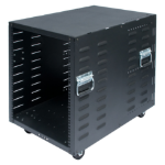 RackSolutions RACK-117-12 rack cabinet 12U Freestanding rack Black