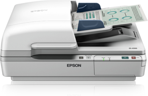 Image of Epson WorkForce DS-6500 Flatbed scanner 1200 x 1200 DPI A4 White