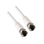 Schwaiger KVC299 052 coaxial cable 10 m F White