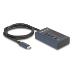 DeLOCK 64189 interface hub USB 3.2 Gen 1 (3.1 Gen 1) Type-C 10000 Mbit/s Blauw