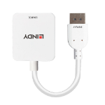 Lindy 38303 video kabel adapter 0,095 m HDMI Type A (Standaard) DisplayPort Wit