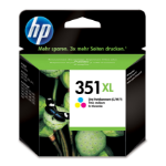 HP CB338EE/351XL Printhead cartridge color high-capacity, 580 pages ISO/IEC 24711 14ml for HP DeskJet D 4260/OfficeJet J 5700/PhotoSmart C 4280/PhotoSmart C 5280/PhotoSmart D 5300