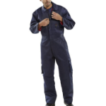 BEESWIFT Quilted Boilersuit Navy Blue 44