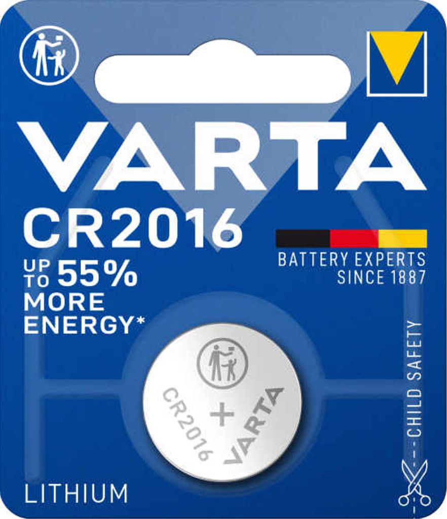 EU Product - Lithium Coin button cell battery CR2016 thumbnail