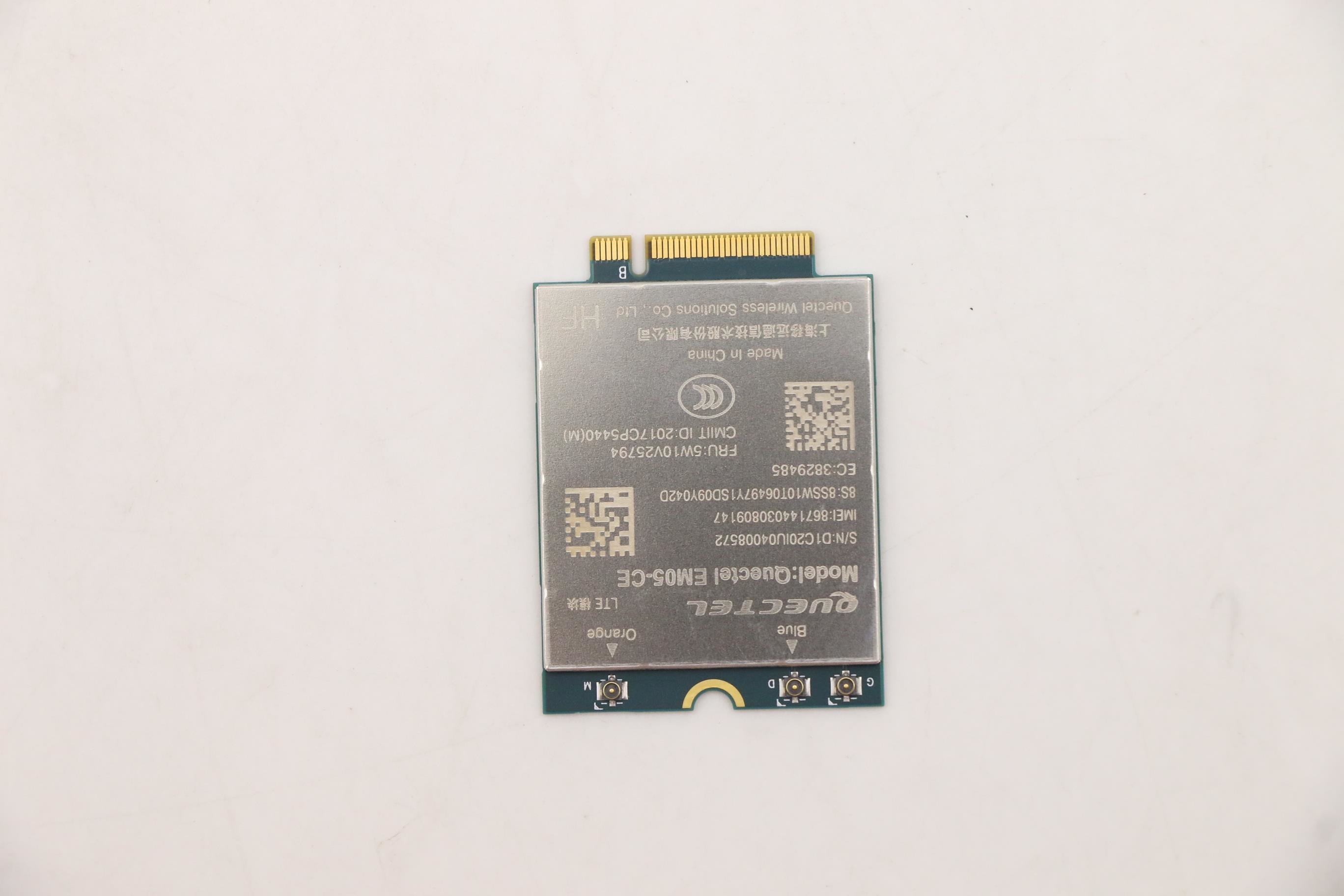 Image of Lenovo 5W10V25794 notebook spare part WWAN Card