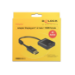 DeLOCK 62607 video cable adapter 0.2 m DisplayPort HDMI Type A (Standard) Black