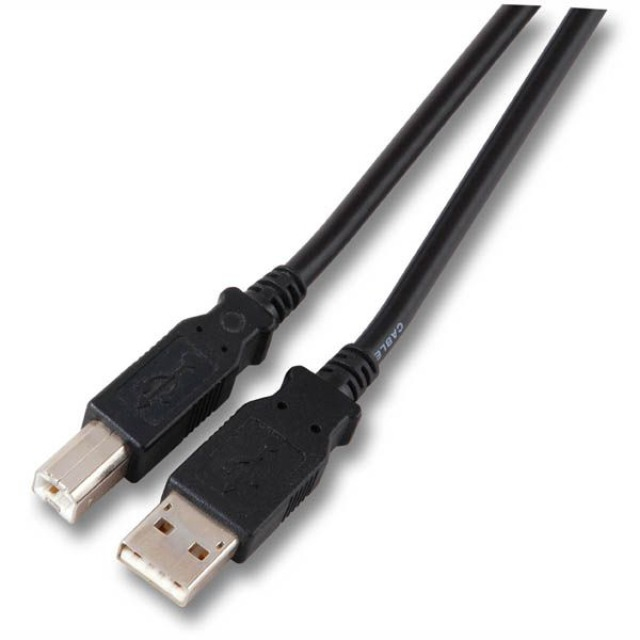 Image of EFB Elektronik 5.0m USB 2.0 A/B USB cable 5 m USB A USB B Black