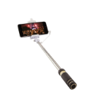 LogiLink BT0036 selfie stick Smartphone Black, Stainless steel, White