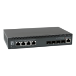 LevelOne 8-Port L3 Managed 10-Gigabit Switch, 4 x 1G/2.5G/5G/10G RJ45, 4 x 1G/2.5G/10G SFP+ Uplinks