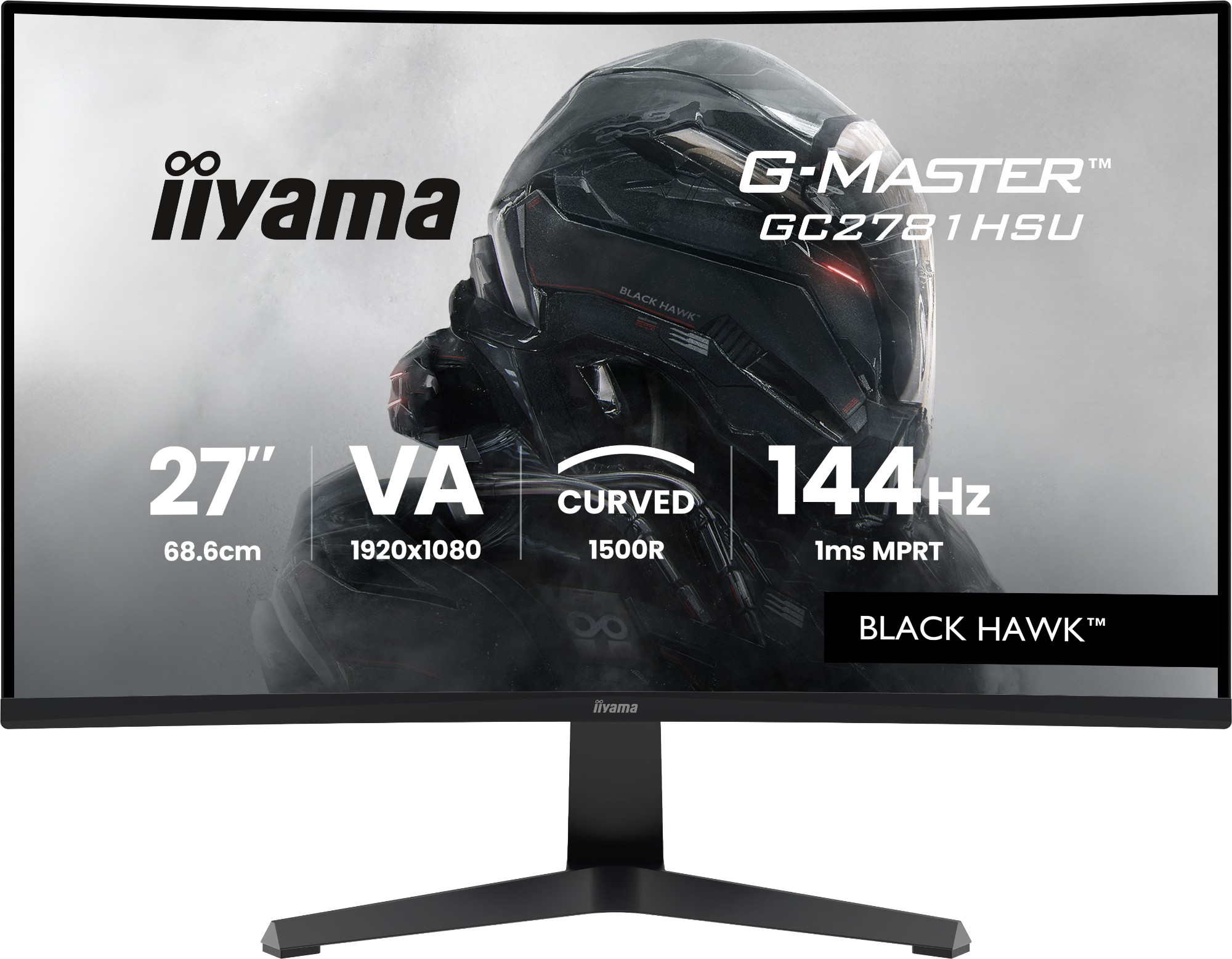 iiyama G-MASTER GC2781HSU-B1 computer monitor 68.6 cm (27") 1920 x 1080 pixels Full HD LCD Black