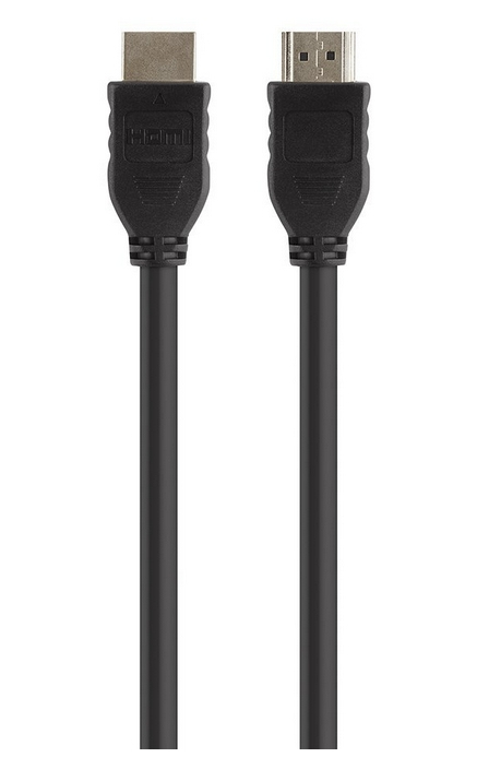 Photos - Cable (video, audio, USB) Belkin 3m, 2xHDMI HDMI cable HDMI Type A  Black F3Y017BT3M-BLK (Standard)