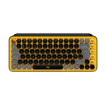 Logitech Pop Keys keyboard RF Wireless + Bluetooth QWERTY UK English Black, Grey, Yellow