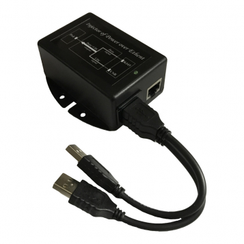 TP-DCDC-2USB-24 TYCON SYSTEMS USB Powered 24V Passive PoE Injector - TP-DCDC-2USB-24