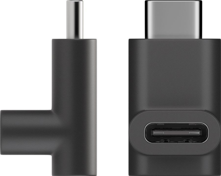EU Product - 90� USB-C to USB-C Adapter - Black thumbnail