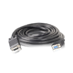 iogear Ultra-Hi-Grade 25 ft VGA cable 7.62 m VGA (D-Sub) Black