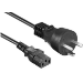 Mercodan 168225 power cable Black 1.8 m C15 coupler