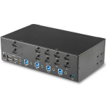 StarTech.com 4-ports HDMI KVM-switch - 4K 30 Hz - dubbel skärm