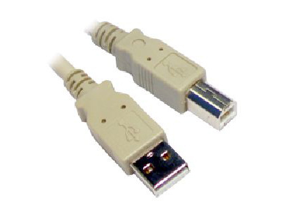 Cables Direct USB2-103 USB cable 3 m USB 2.0 USB A USB B Beige