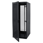 Videk 27u 800w x 1000d Floor Standing Server Cabinet Mesh Door Flat Packed- Black