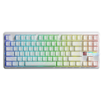 AUL A Gasket F87 Pro V2 White Contour Engravered Star Vector RGB Keyboard
