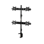 Amer AMR4C monitor mount / stand 61 cm (24") Clamp Black