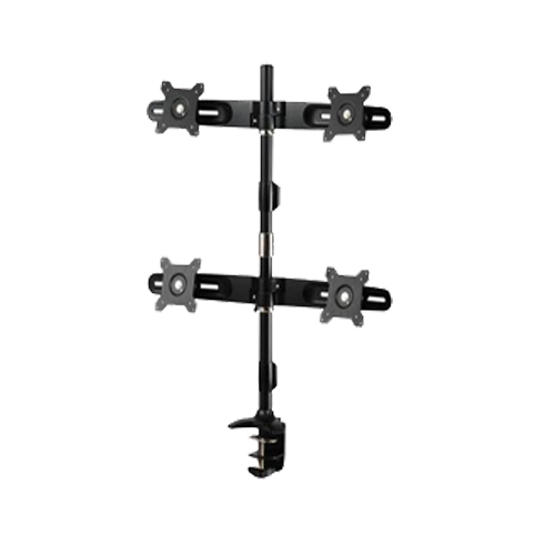 Amer AMR4C monitor mount / stand 61 cm (24") Clamp Black