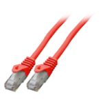 EFB Elektronik K8104RT.7,5 netwerkkabel Rood 7,5 m Cat6 U/UTP (UTP)