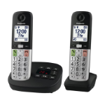 Panasonic KX-TGU432 DECT telephone Caller ID Black, Silver