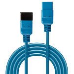 Lindy 30120 electriciteitssnoer Blauw 1 m C19 stekker C20 stekker
