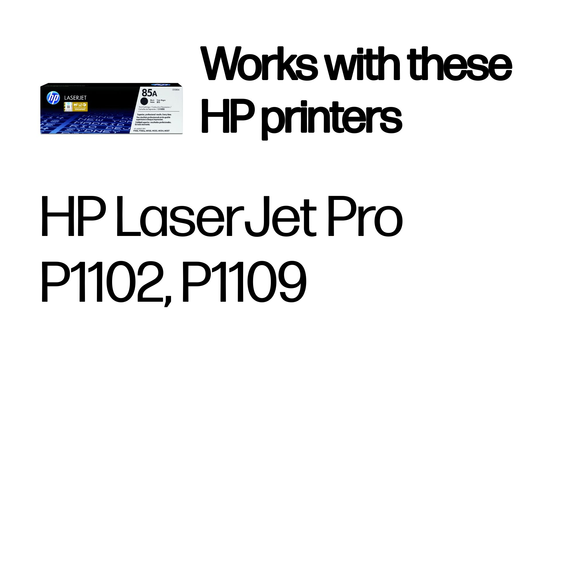 HP CE285A/85A Toner cartridge black, 1.6K pages ISO/IEC 19752 for HP Pro P 1100
