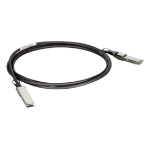 D-Link QSFP+, 1m InfiniBand/fibre optic cable QSFP+ Black