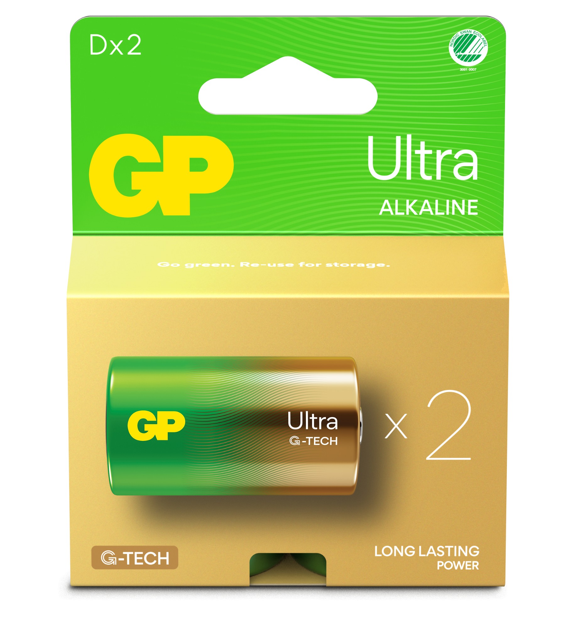 151436 GP BATTERIES GP 13AU-U2 A21 / LR20 / D Ultra Battery