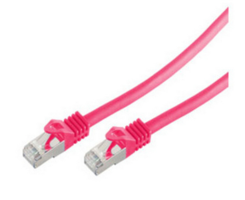 EU Product - RJ45 Patchkabel S/FTP, Cat7 LSZH 2,0m magenta thumbnail