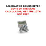 Canon LS121TS CALCULATOR 12 DIGIT DUAL POWER TAX FUNCTION ANGLED DISP - BUY 9 GET 1 FREE