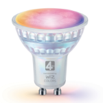 4lite Wiz Connect Dimmable Multicolour WiFi LED Smart Bulb - GU10 - Single