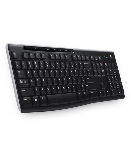 Logitech Wireless K270 keyboard RF Wireless QWERTY English Black