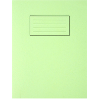Image of Silvine 9X7 EXER BOOKS R/M GRN PK10