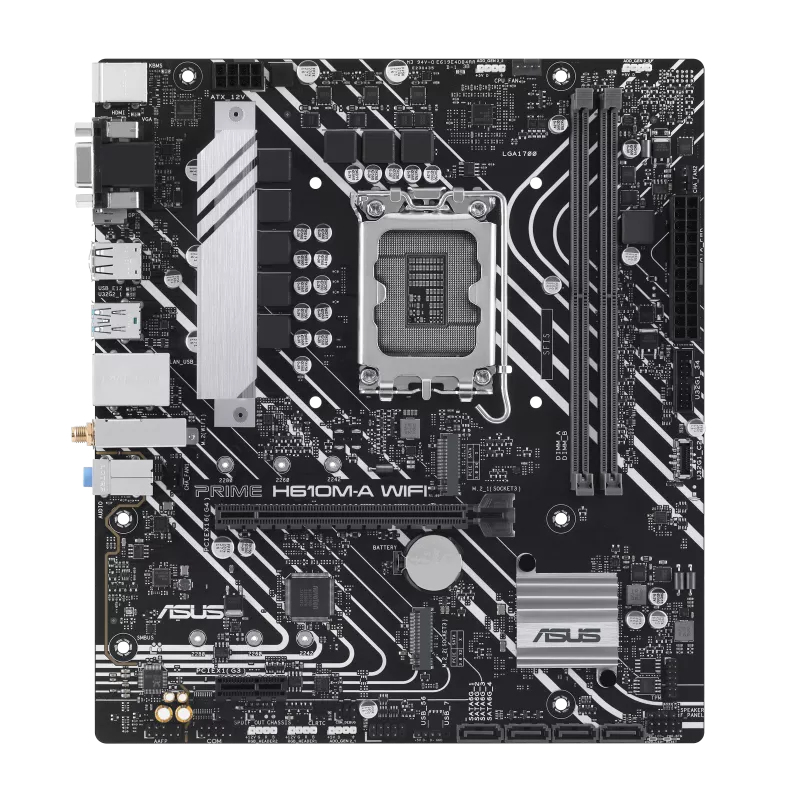 Image of ASUS PRIME H610M-A WIFI Intel H610 LGA 1700 micro ATX