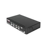StarTech.com StarView 4 Port USB Console KVM switch Rack mounting Black
