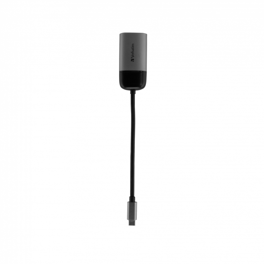 Image of Verbatim 49145 video cable adapter 0.01 m USB Type-C VGA (D-Sub) Black